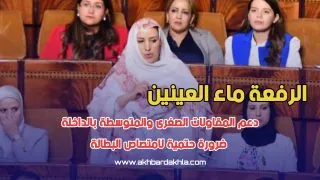 الرفعة ماء العينين: دعم المقاولات الصغرى والمتوسطة بالداخلة ضرورة حتمية لامتصاص البطالة