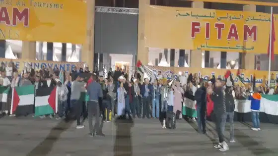 مواطنون يحتجون ضد مشاركة وفد إسرائيلي في نشاط سياحي بمكناس