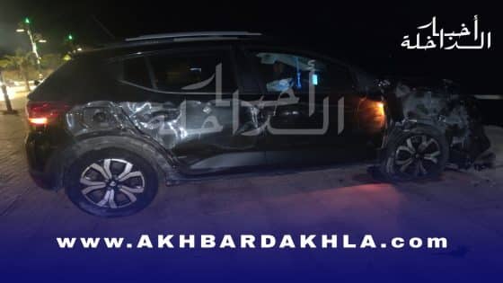 حادثة سير خطيرة ب”كورنيش” حي مولاي رشيد بالداخلة 