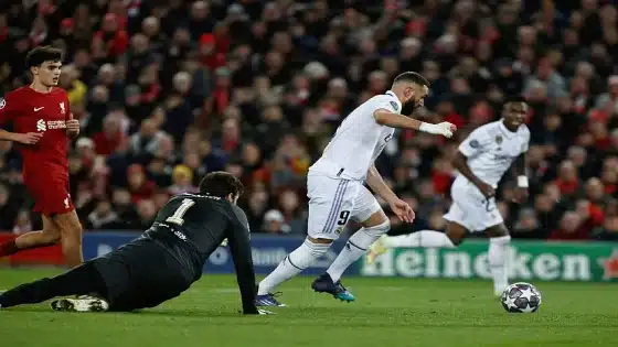ريال مدريد يفوز بخماسية على ليفربول في منافسات دوري أبطال أوروبا 2023 