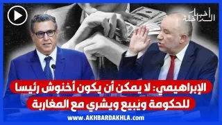 الإبراهيمي: لا يمكن أن يكون أخنوش رئيسا للحكومة ويْبيع ويشري مع المغاربة