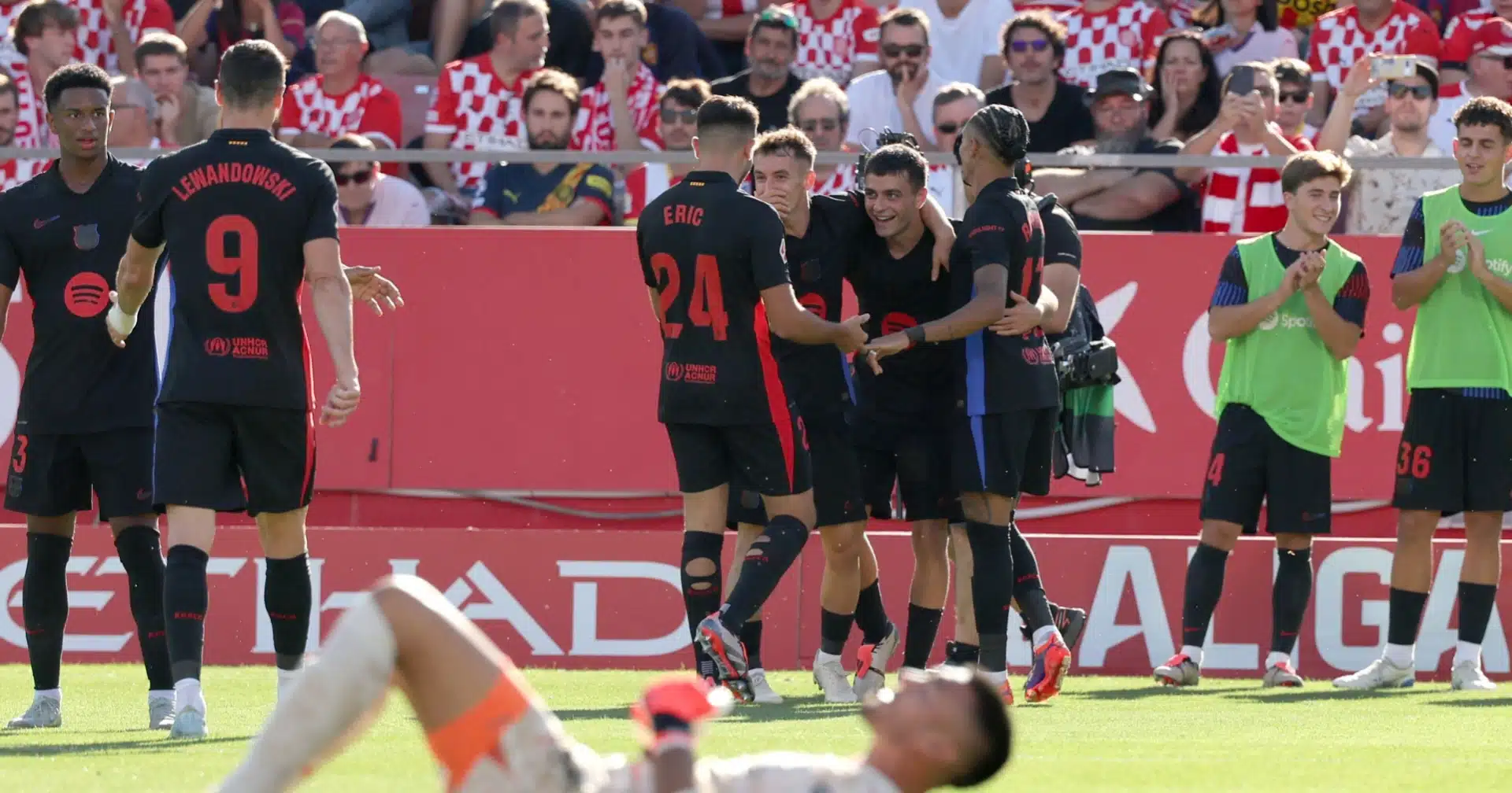 برشلونة يواصل تألقه بفوز كبير على جيرونا ويعتلي صدارة الليغا