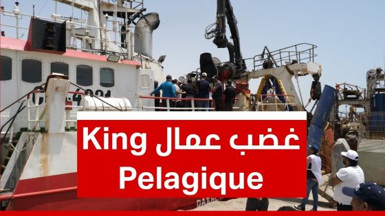 عمال شركة King Pelagique يحتجون بسبب الإقدام على اقتطاع الأجور