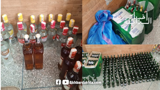 الأمن يطيح بمروج خمور بالداخلة ويحجز 315 قنينة
